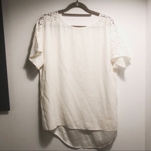 CALVIN KLEIN - Satin & Lace blouse